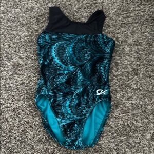 Kids Black and Teal leotard